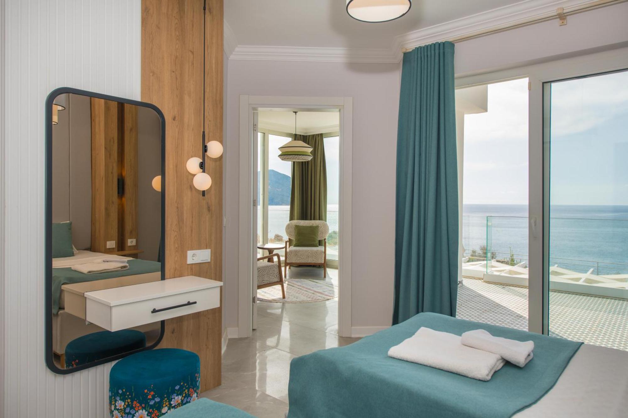 Beachfront Sari Villa With Private Swimming Pool Kalkan Bagian luar foto