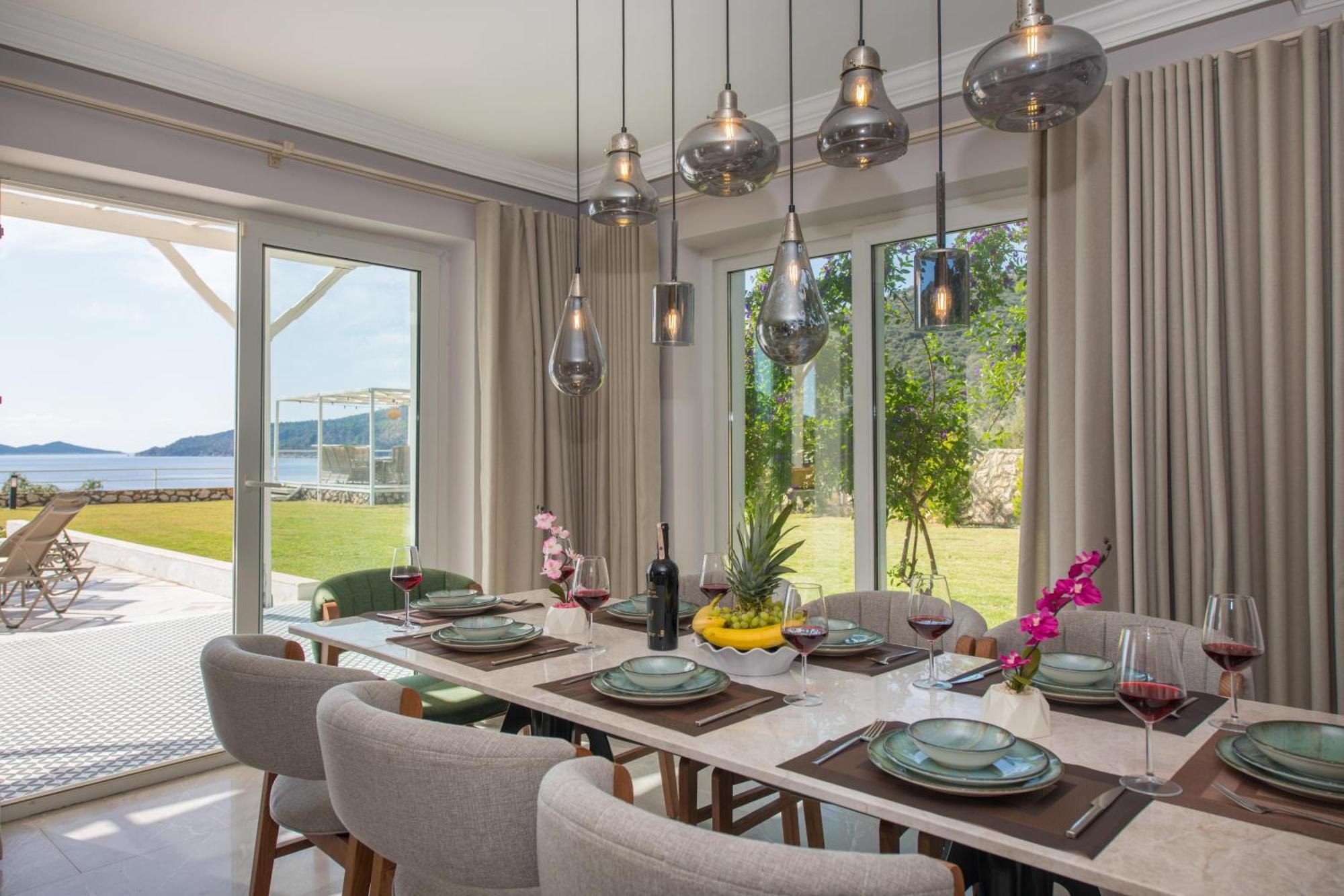 Beachfront Sari Villa With Private Swimming Pool Kalkan Bagian luar foto