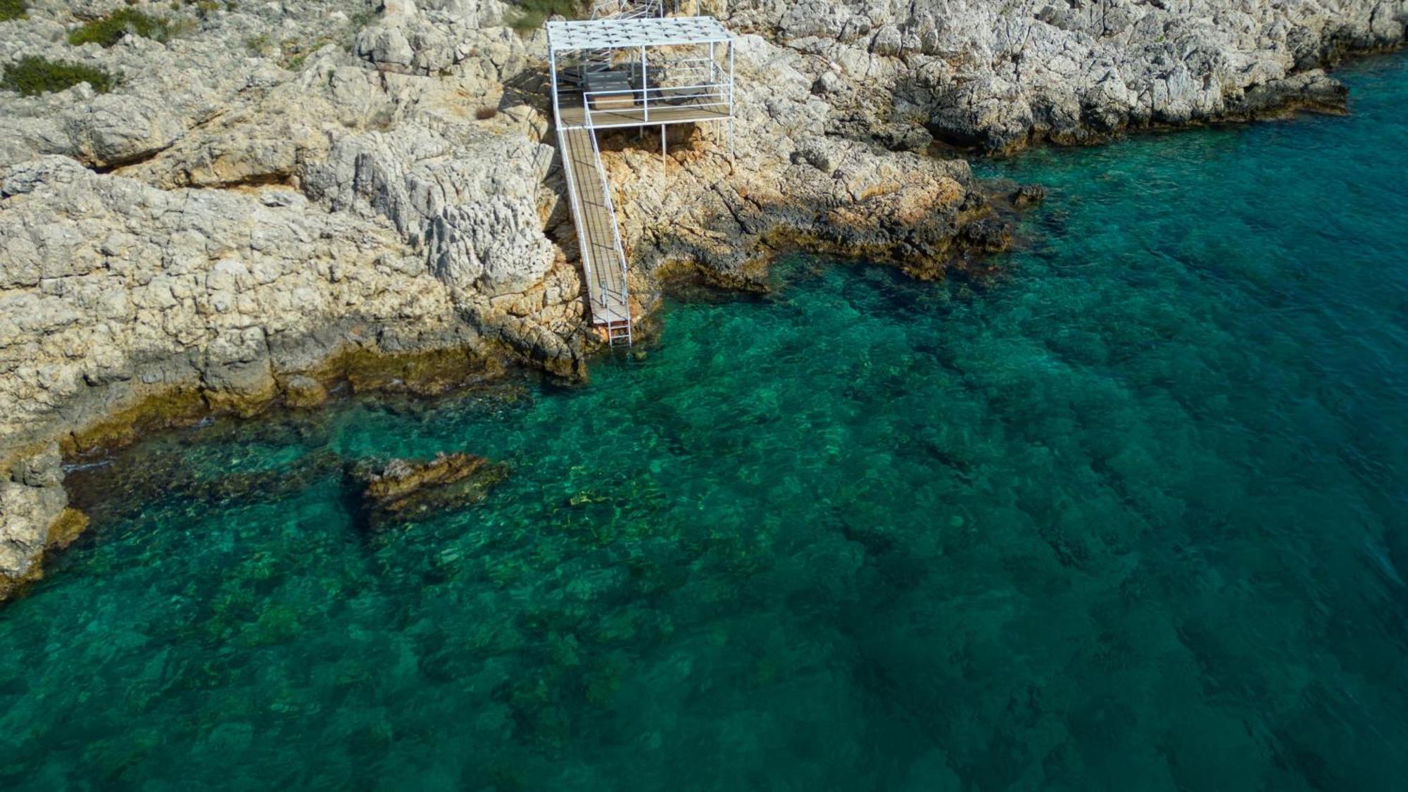 Beachfront Sari Villa With Private Swimming Pool Kalkan Bagian luar foto